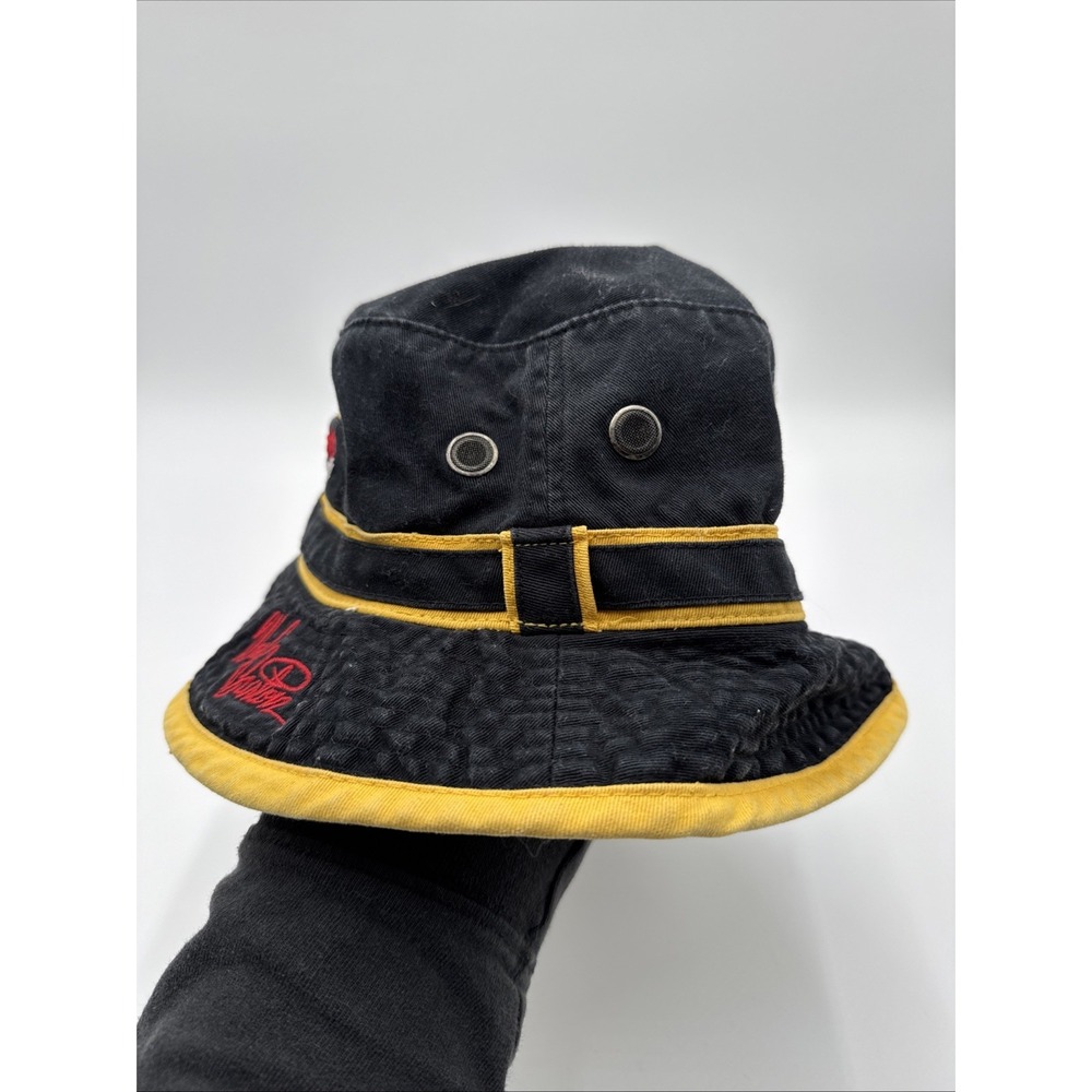Vintage 90's Ward Burton Nascar CAT Caterpillar Racing Fishing Bucket Hat #22 - Picture 4 of 9